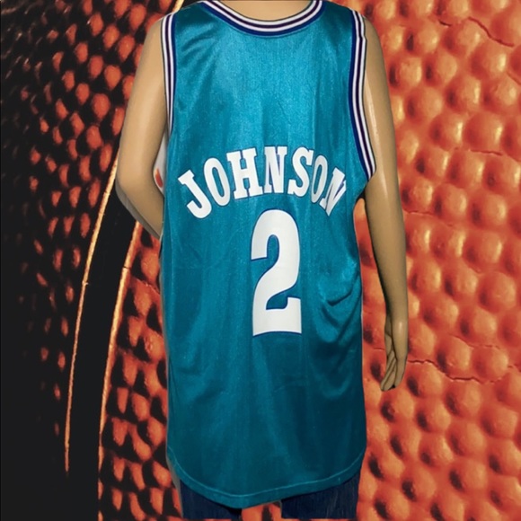 Rare 90s NBA Larry Johnson Autographed Jersey NWT - Picture 14 of 16